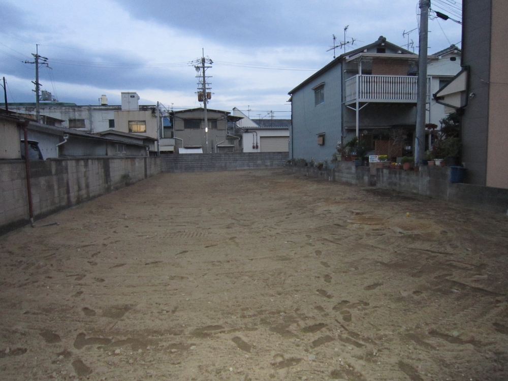 解体工事が終了し更地になりました