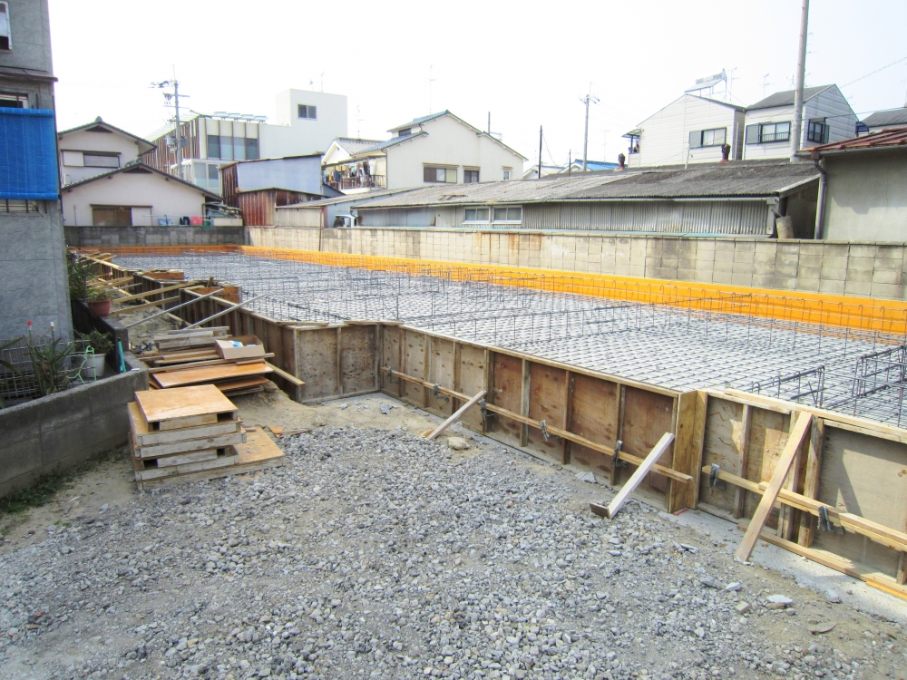 基礎・配筋工事を完了しました