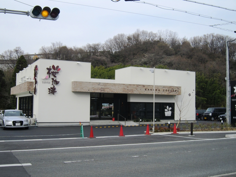 富田林市ロードサイド店舗 完成外観