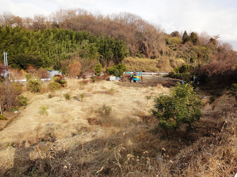 事業開始前の土地の様子です